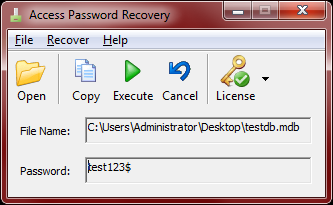 ms access password recovery free