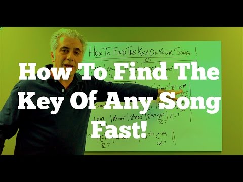 find key to song